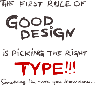 The first rule of good design